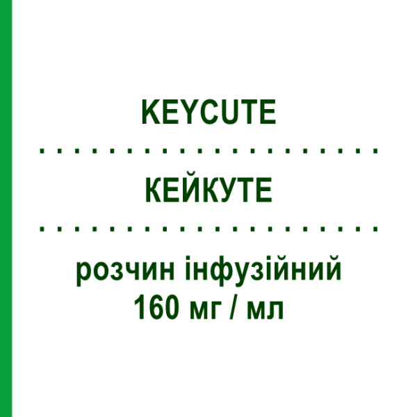 КЕЙКУТЕ (KEYCUTE) 160 мг/мл раствор инфузионный 25 мл - Иммуноглобулин внесосудистого применения KEDRION