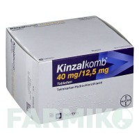 КИНЗАЛКОМБ (KINZALKOMB) 40 мг/12,5 мг таблетки 98 шт - Телмисартан, Гидрохлоротиазид BAYER