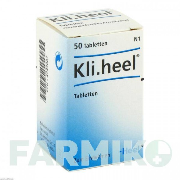 КЛИ ХЕЛЬ (KLI HEEL) таблетки 50 шт - Гомеопатия BIOLOGISCHE HEILMITTEL HEEL