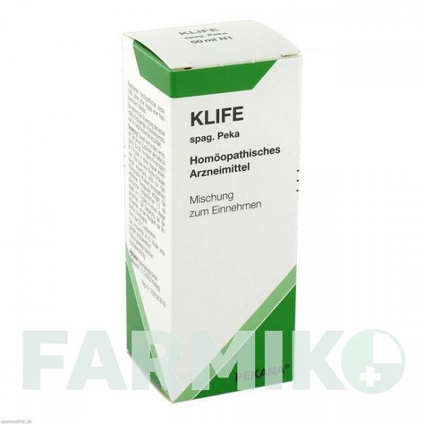 КЛАЙФ (KLIFE) краплі 50 мл - Гомеопатія PEKANA NATURHEILMITTEL