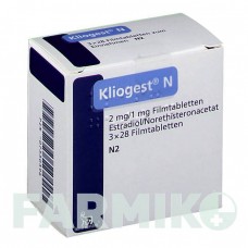 КЛІОГЕСТ (KLIOGEST) таблетки 3x28 шт - Норетистерон, Естроген NOVO NORDISK