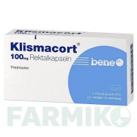 КЛІСМАКОРТ (KLISMACORT) 100 мг капсули 2 шт - Преднізолон BENE