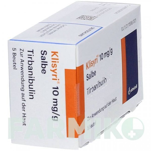КЛІСИРІ (KLISYRI) 10 мг/г мазь 5x250 мг - Тирбанібулін ALMIRALL