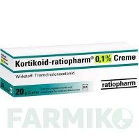 КОРТИКОИД (KORTIKOID) 0,1% крем 20 г - Триамцинолон RATIOPHARM