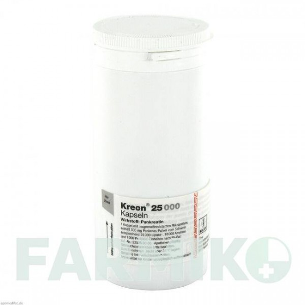 КРЕОН (KREON) 25000 капсулы 200 шт - Мультиэнзимы VIATRIS