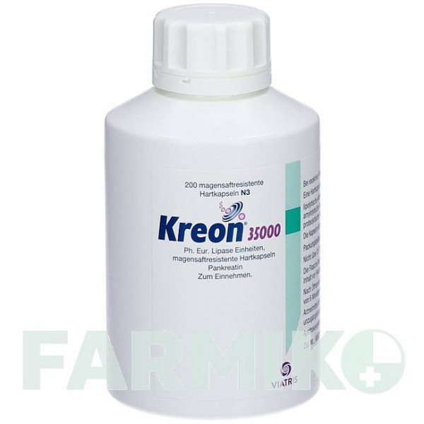 КРЕОН (KREON) 35000 капсулы 200 шт - Мультиэнзимы VIATRIS