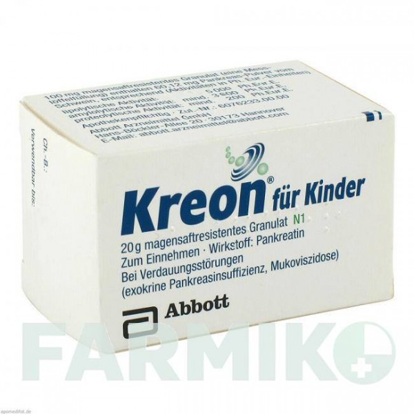 КРЕОН (KREON) гранулы 20 г - Мультиэнзимы VIATRIS