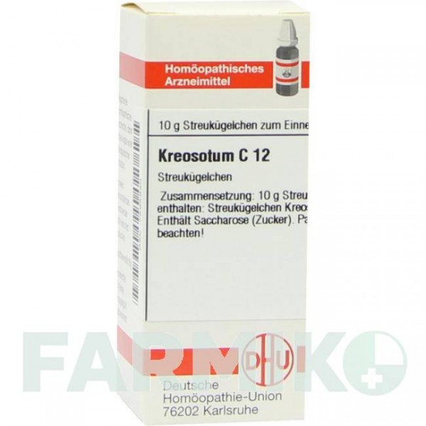 КРЕОЗОТУМ (KREOSOTUM) C 12 глобули 10 г - Гомеопатія DHU