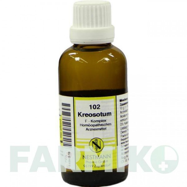 КРЕОЗОТУМ (KREOSOTUM) розчин 50 мл - Гомеопатія NESTMANN PHARMA