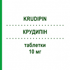 КРУДИПИН (KRUDIPIN) 10 мг таблетки 14 шт - Амлодипин SO.SE.PHARM