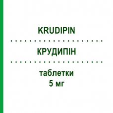 КРУДИПИН (KRUDIPIN) 5 мг таблетки 28 шт - Амлодипин SO.SE.PHARM