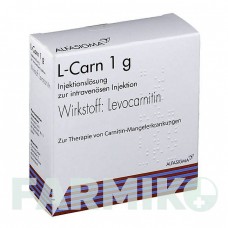 Л КАРН (L CARN) 1 г раствор 5x5 мл - Левокарнитин ALFASIGMA
