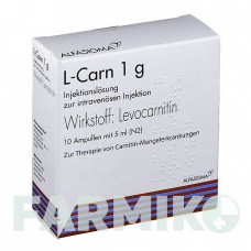 Л КАРН (L CARN) 1 г раствор 10x5 мл - Левокарнитин ALFASIGMA
