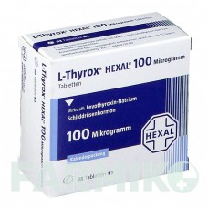 Л ТИРОКС (L THYROX) 100 мкг таблетки 98 шт - Левотироксин HEXAL