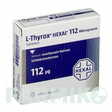 Л ТИРОКС (L THYROX) 112 мкг таблетки 50 шт - Левотироксин HEXAL