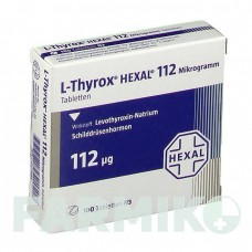 Л ТИРОКС (L THYROX) 112 мкг таблетки 100 шт - Левотироксин HEXAL