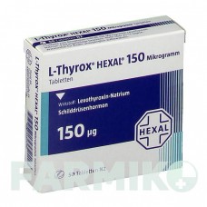 Л ТИРОКС (L THYROX) 150 мкг таблетки 50 шт - Левотироксин HEXAL