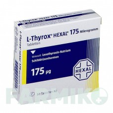Л ТИРОКС (L THYROX) 175 мкг таблетки 50 шт - Левотироксин HEXAL