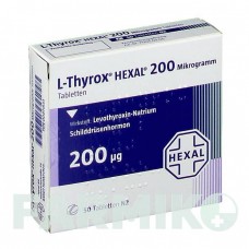Л ТИРОКС (L THYROX) 200 мкг таблетки 50 шт - Левотироксин HEXAL