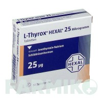 Л ТИРОКС (L THYROX) 25 мкг таблетки 50 шт - Левотироксин HEXAL