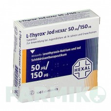 Л ТИРОКС (L THYROX) 50/150 таблетки 100 шт - Левотироксин, Йодид калия HEXAL