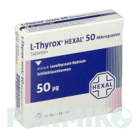 Л ТИРОКС (L THYROX) 50 мкг таблетки 50 шт - Левотироксин HEXAL