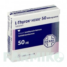 Л ТИРОКС (L THYROX) 50 мкг таблетки 100 шт - Левотироксин HEXAL