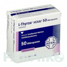 Л ТИРОКС (L THYROX) 50 мкг таблетки 98 шт - Левотироксин HEXAL
