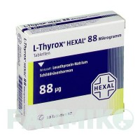 Л ТИРОКС (L THYROX) 88 мкг таблетки 50 шт - Левотироксин HEXAL