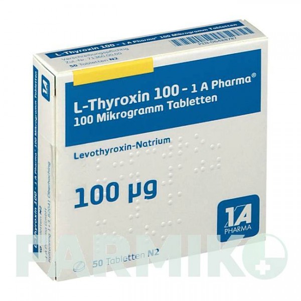 Л ТИРОКСИН (L THYROXIN) 100 таблетки 50 шт - Левотироксин 1 A PHARMA