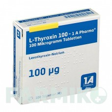 Л ТИРОКСИН (L THYROXIN) 100 таблетки 100 шт - Левотироксин 1 A PHARMA