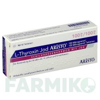 Л ТИРОКСИН (L THYROXIN) 100 мкг/100 мкг таблетки 50 шт - Левотироксин, Йодид калия ARISTO PHARMA