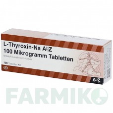 Л ТИРОКСИН (L THYROXIN) 100 мкг таблетки 100 шт - Левотироксин ABZ PHARMA