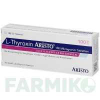 Л ТИРОКСИН (L THYROXIN) 100 мкг таблетки 50 шт - Левотироксин ARISTO PHARMA