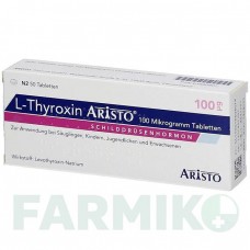 Л ТИРОКСИН (L THYROXIN) 100 мкг таблетки 50 шт - Левотироксин ARISTO PHARMA