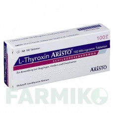 Л ТИРОКСИН (L THYROXIN) 100 мкг таблетки 100 шт - Левотироксин ARISTO PHARMA