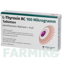 Л ТИРОКСИН (L THYROXIN) 100 мкг таблетки 100 шт - Левотироксин BERLIN-CHEMIE