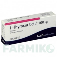 Л ТИРОКСИН (L THYROXIN) 100 мкг таблетки 100 шт - Левотироксин BETAPHARM
