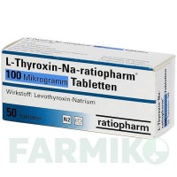 Л ТИРОКСИН (L THYROXIN) 100 мкг таблетки 50 шт - Левотироксин RATIOPHARM