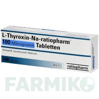 Л ТИРОКСИН (L THYROXIN) 100 мкг таблетки 100 шт - Левотироксин RATIOPHARM