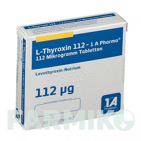 Л ТИРОКСИН (L THYROXIN) 112 таблетки 50 шт - Левотироксин 1 A PHARMA