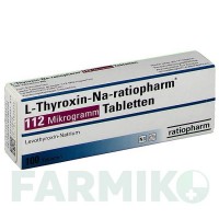 Л ТИРОКСИН (L THYROXIN) 112 мкг таблетки 100 шт - Левотироксин RATIOPHARM