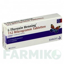 Л ТИРОКСИН (L THYROXIN) 112 мкг таблетки 100 шт - Левотироксин SANOFI