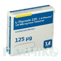Л ТИРОКСИН (L THYROXIN) 125 таблетки 100 шт - Левотироксин 1 A PHARMA
