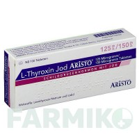 Л ТИРОКСИН (L THYROXIN) 125 мкг/150 мкг таблетки 100 шт - Левотироксин, Йодид калію ARISTO PHARMA