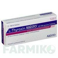 Л ТИРОКСИН (L THYROXIN) 125 мкг таблетки 50 шт - Левотироксин ARISTO PHARMA
