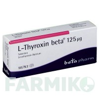 Л ТИРОКСИН (L THYROXIN) 125 мкг таблетки 50 шт - Левотироксин BETAPHARM