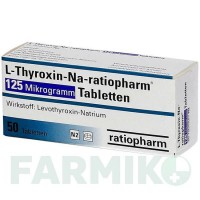 Л ТИРОКСИН (L THYROXIN) 125 мкг таблетки 50 шт - Левотироксин RATIOPHARM