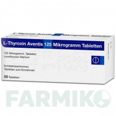 Л ТИРОКСИН (L THYROXIN) 125 мкг таблетки 50 шт - Левотироксин SANOFI