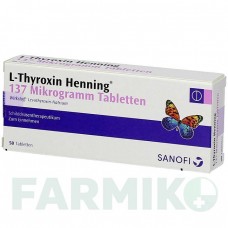 Л ТИРОКСИН (L THYROXIN) 137 мкг таблетки 50 шт - Левотироксин SANOFI